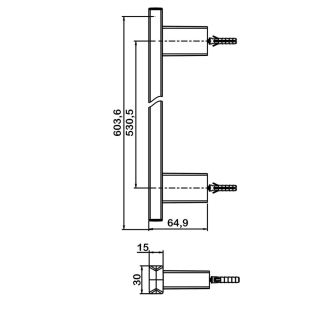 Душевая штанга Swedbe Calypso 5044 хром